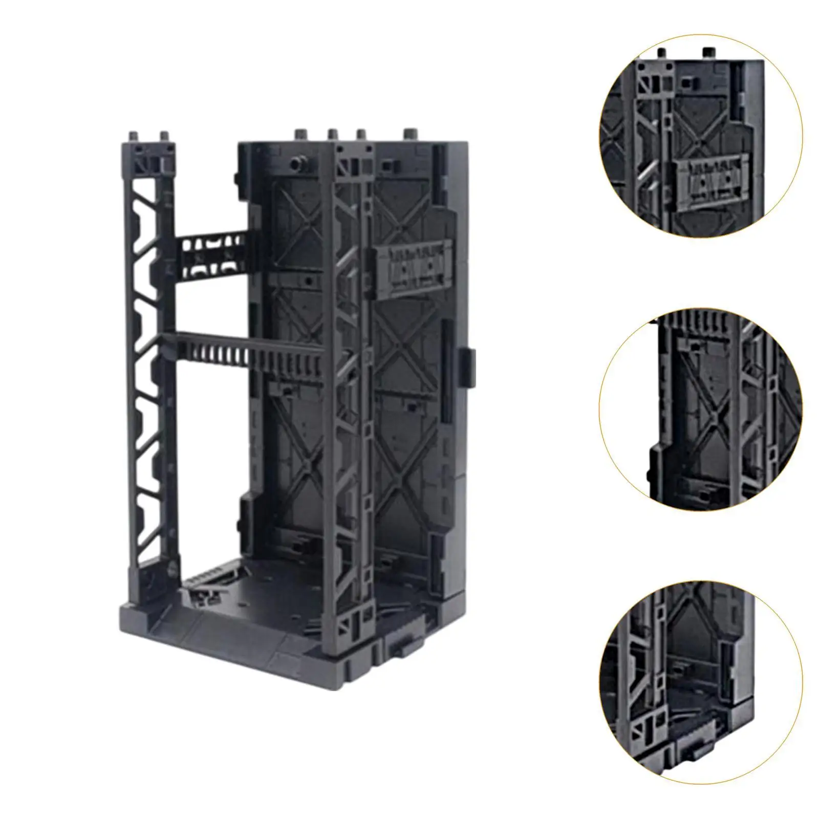 Base de exhibición entrelazada, fácil instalación, regalo de inauguración de la casa, modelo de escena Base, estante de almacenamiento de juguetes ligero Universal portátil - imagen 5