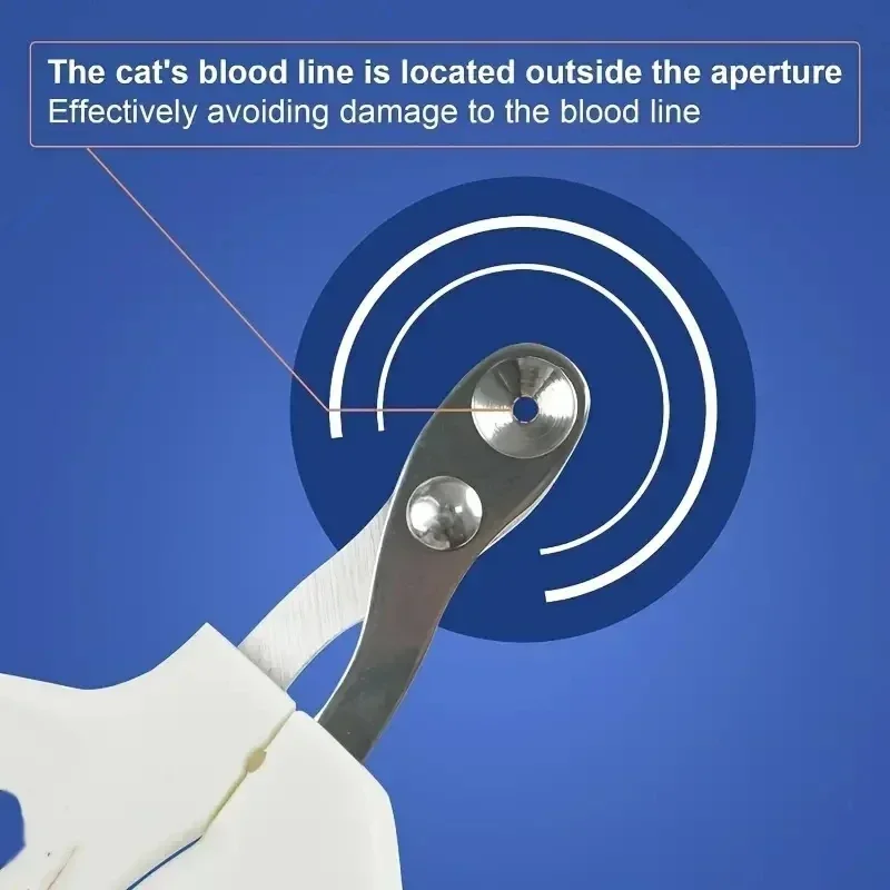 Cortauñas para gatos y animales pequeños, cortauñas de acero inoxidable para mascotas, suministros para perros y gatos - imagen 3