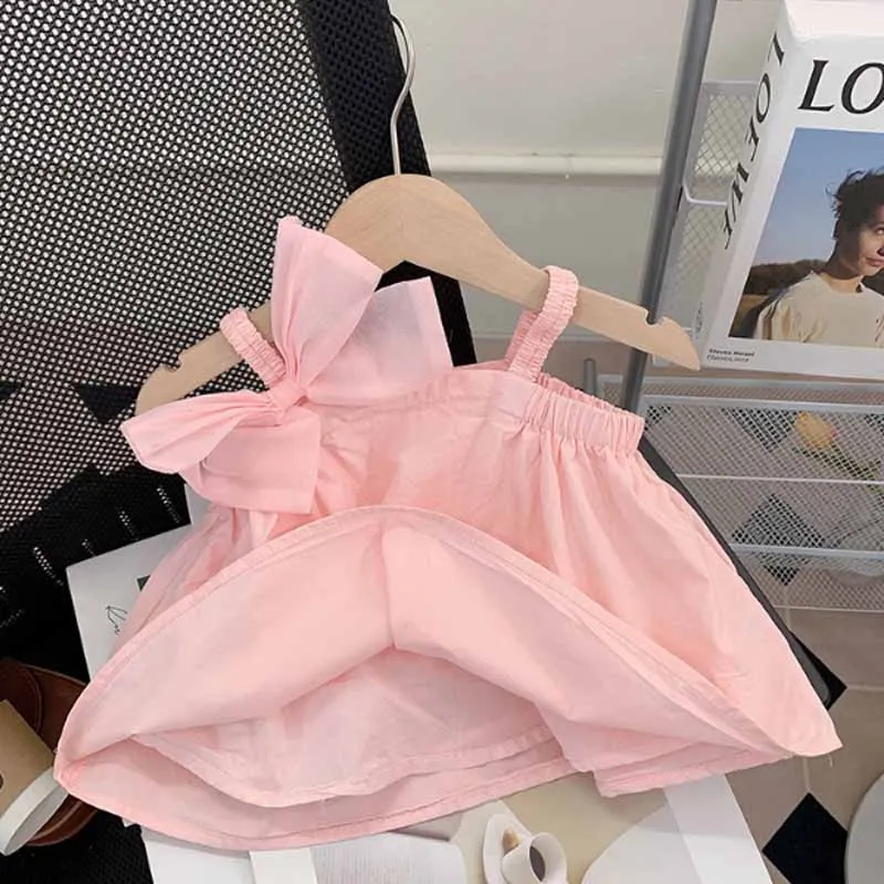 Conjunto infantil verano chaleco pajarita y pantalones vaqueros niño - imagen 5