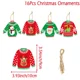 16pcs ornaments