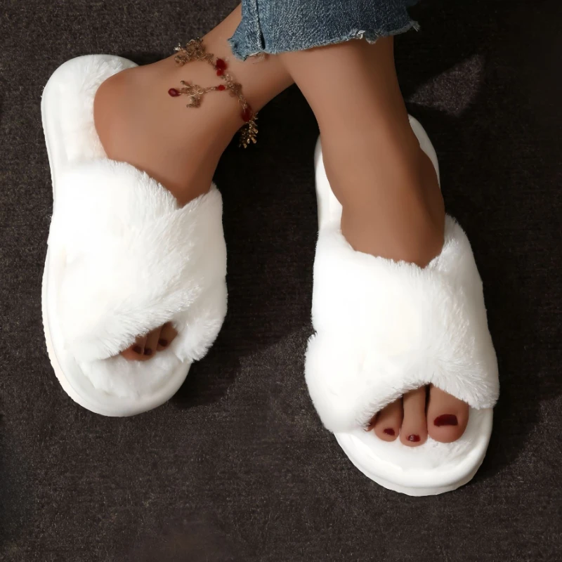 Pantuflas infantiles antideslizantes de piel cálidas – Niños - imagen 5