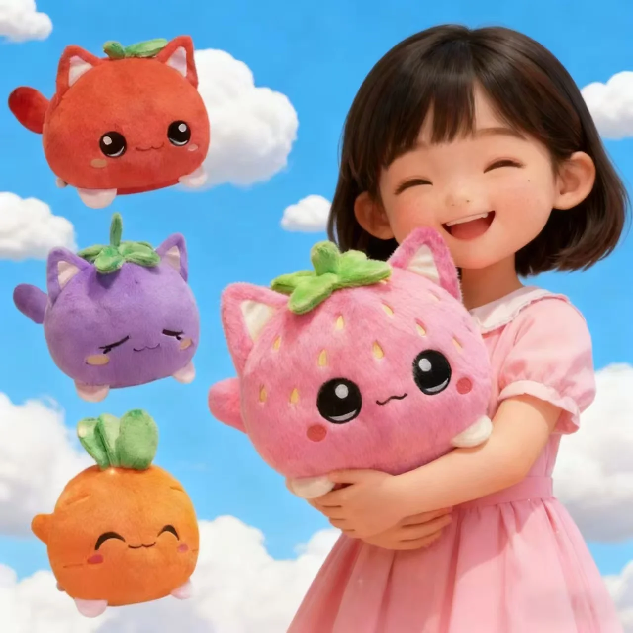 Peluche de frutas suave – Muñeco decorativo infantil original