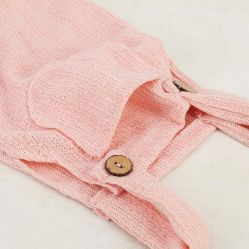 Accesorios para fotografía de recién nacido, mono con tirantes, ropa de fotografía para bebé, pelele corto para sesión de fotos de recién nacido, ropa - imagen 5