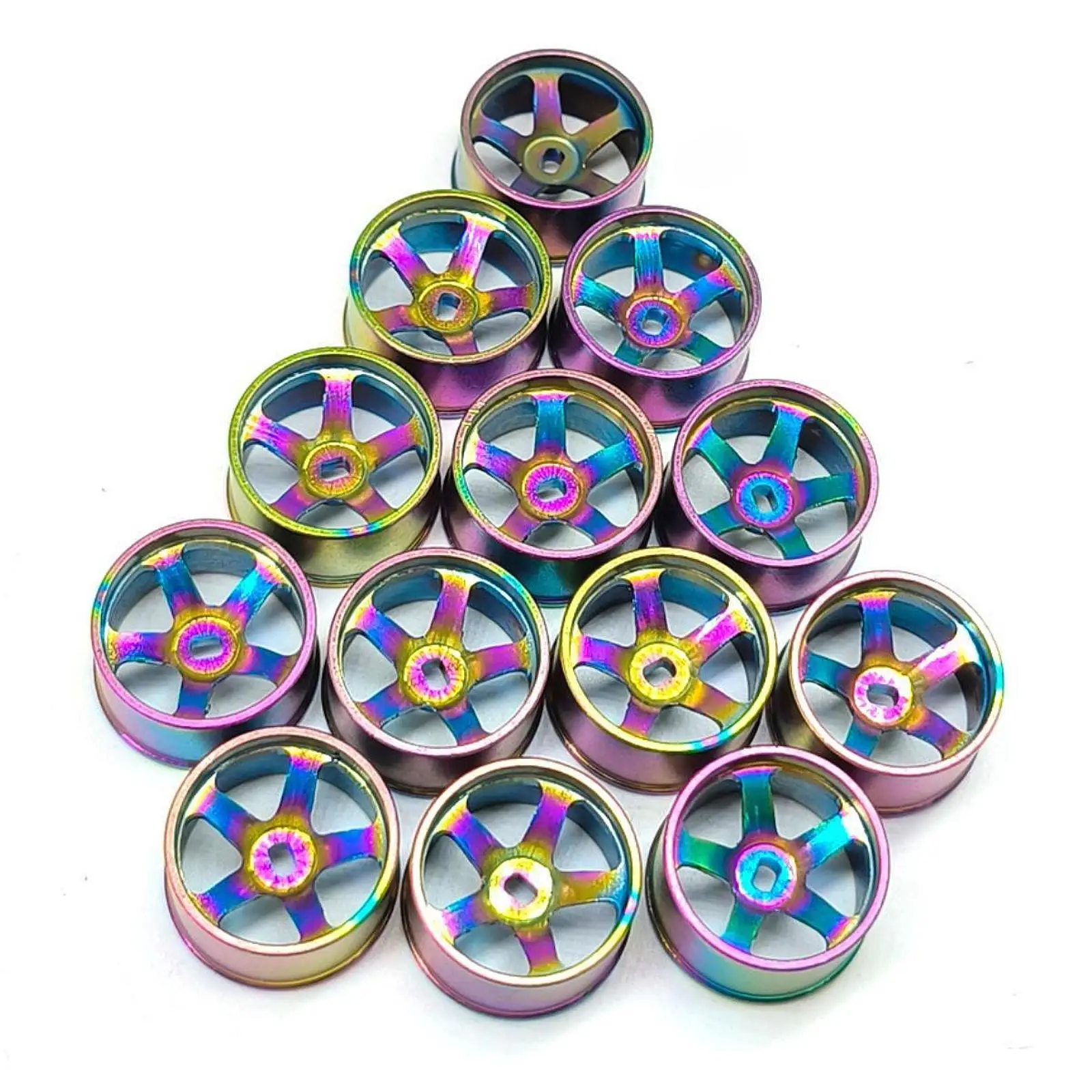 4Pcs 1:28 RC Tire Wheel Metal Spare Part Professional RC Wheel Rim Hub Aluminium Alloy Rims Upgrade for P929 K979 RM02 P939 K999