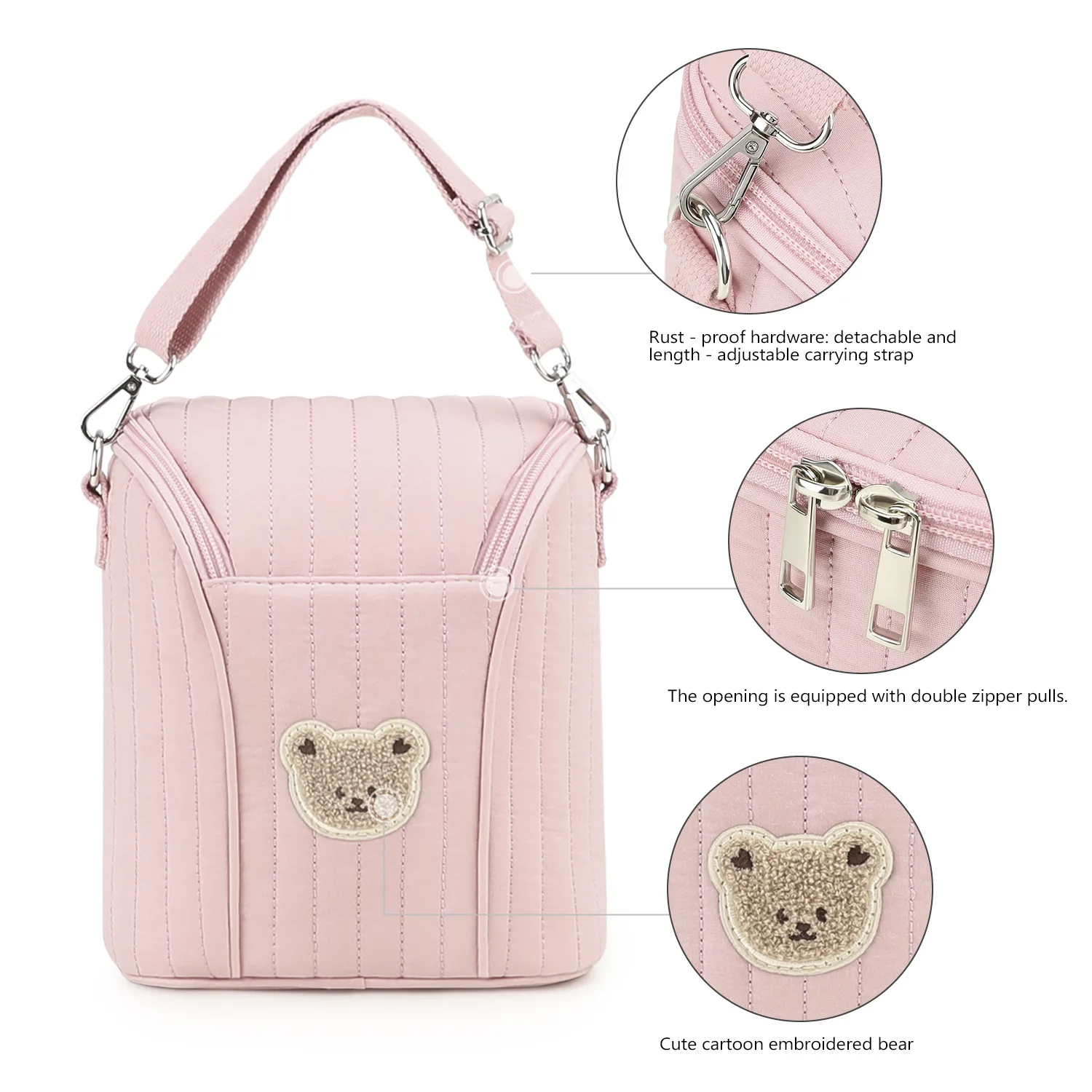 Bolsa térmica abierta con interior aislado