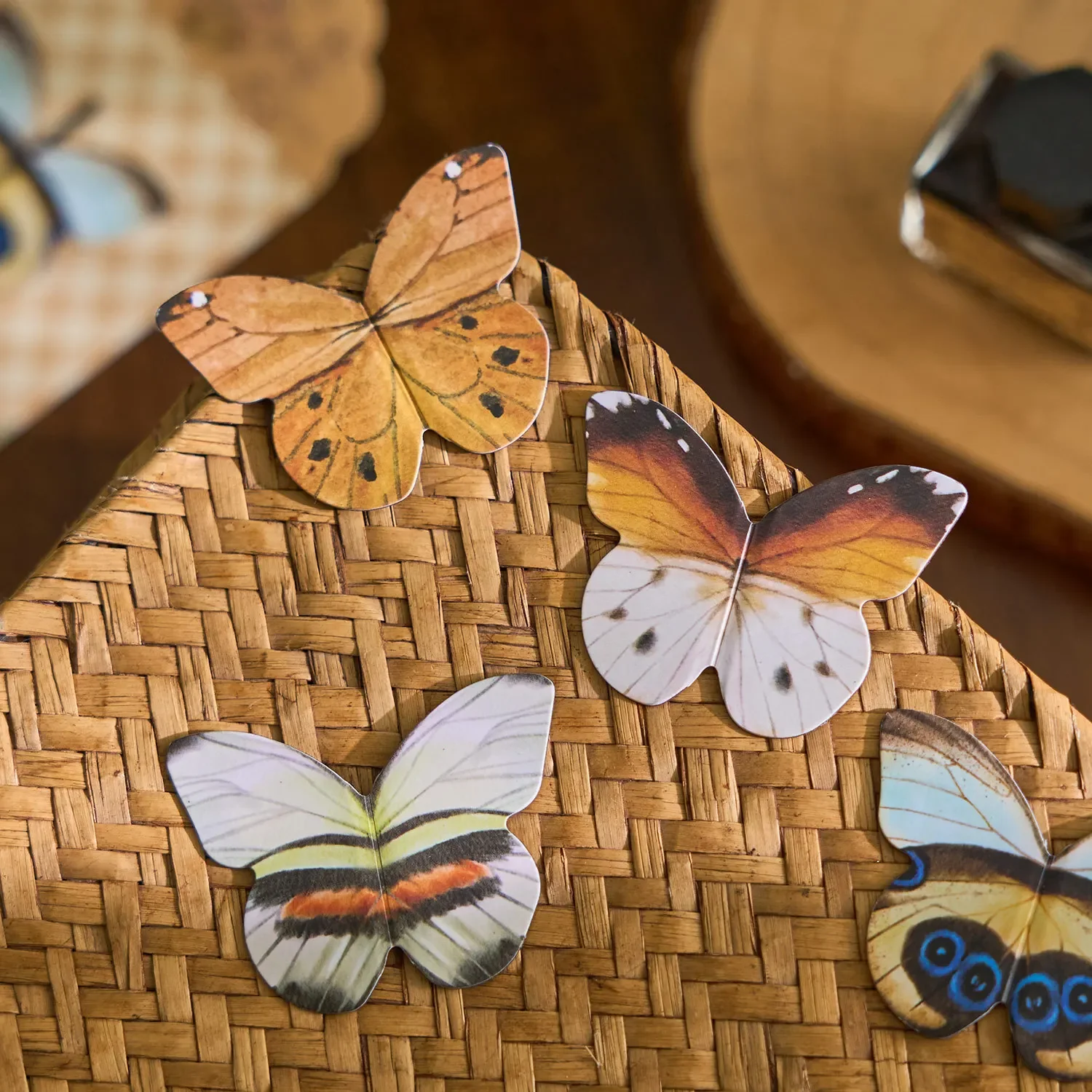 Marcapáginas magnético de mariposa, suministros de lectura, accesorios para libros, papelería estética japonesa, regalo para profesores, 4 piezas - imagen 3