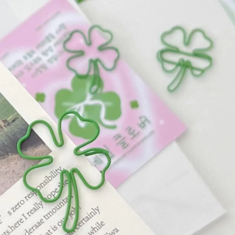 Clips verdes decorativos para álbum de scrapbook y carpetas - imagen 3