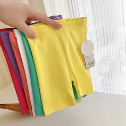 Pantalones cortos infantiles caramelo – Cintura elástica, verano