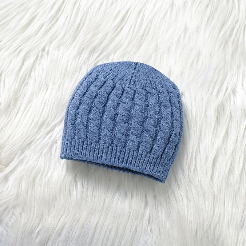 Conjunto de ropa para niños de 0 a 9M, Otoño Invierno, ropa de abrigo informal azul, suéteres de manga larga para niños recién nacidos, jerseys + Pantalones, trajes para niños pequeños - imagen 2