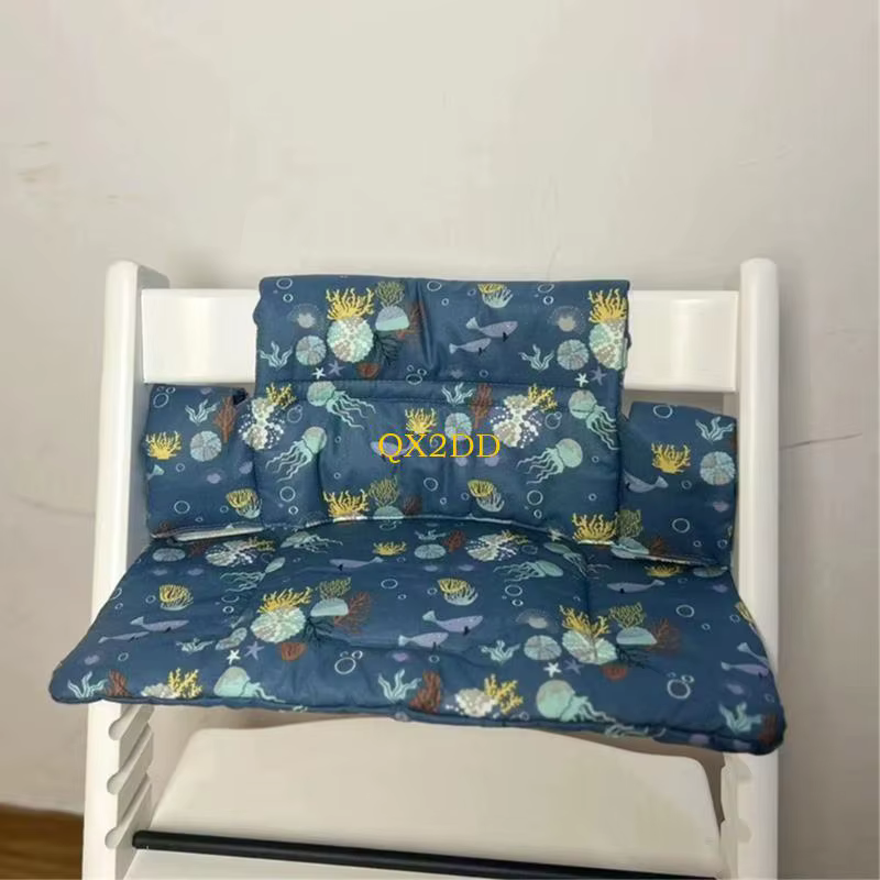 QX2D Cojín para silla alta bebé, funda suave y cómoda