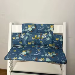 QX2D Cojín para silla alta bebé, funda suave y cómoda