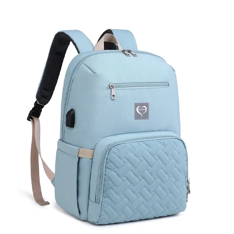 Bolsa de pañales de estilo japonés EG123, mochila de maternidad de gran capacidad repelente al agua, bolsa de viaje informal de tela Oxford para mujer - imagen 5
