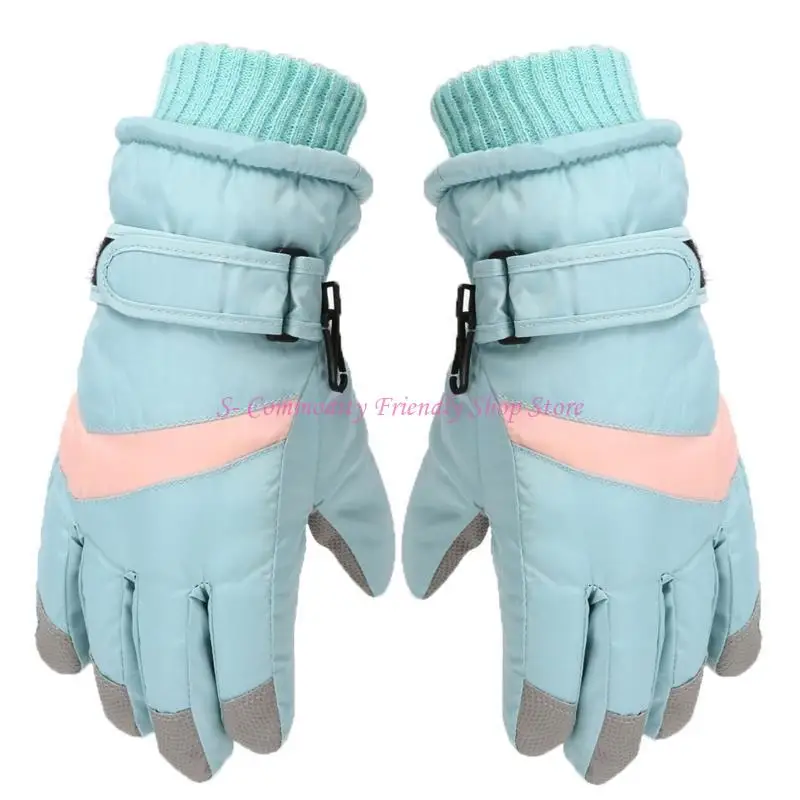 85ae Guantes invierno antideslizos Guantes acanalados Guantes diseñados Mittanes para niños.