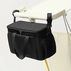 Organizador para cochecito de bebé grande - Bolsa y portabotellas