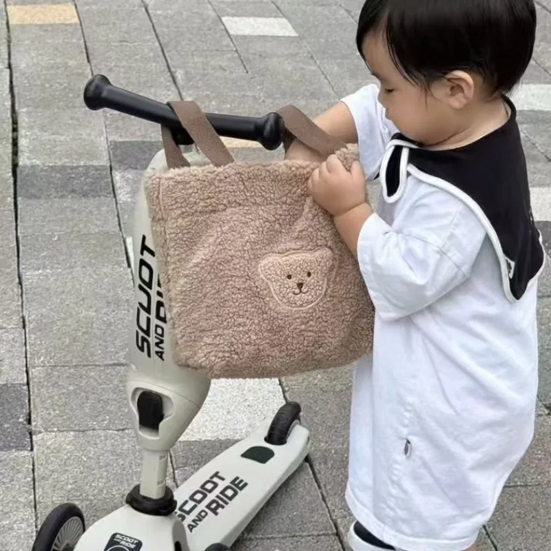 Bolsa organizadora de cochecito coreano, bolsa de almacenamiento colgante para pañales, botellas, cochecito de bebé multifuncional, llevar todo para elementos esenciales - imagen 2