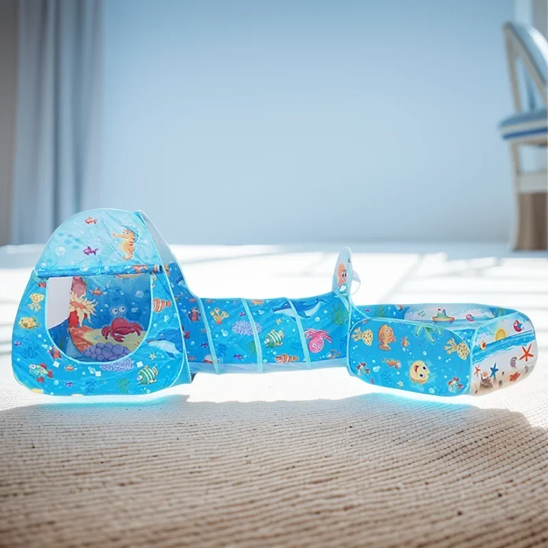 IMBABY Tienda infantil multifunción con piscina de bolas y túnel - imagen 5