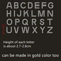 26 letters silver