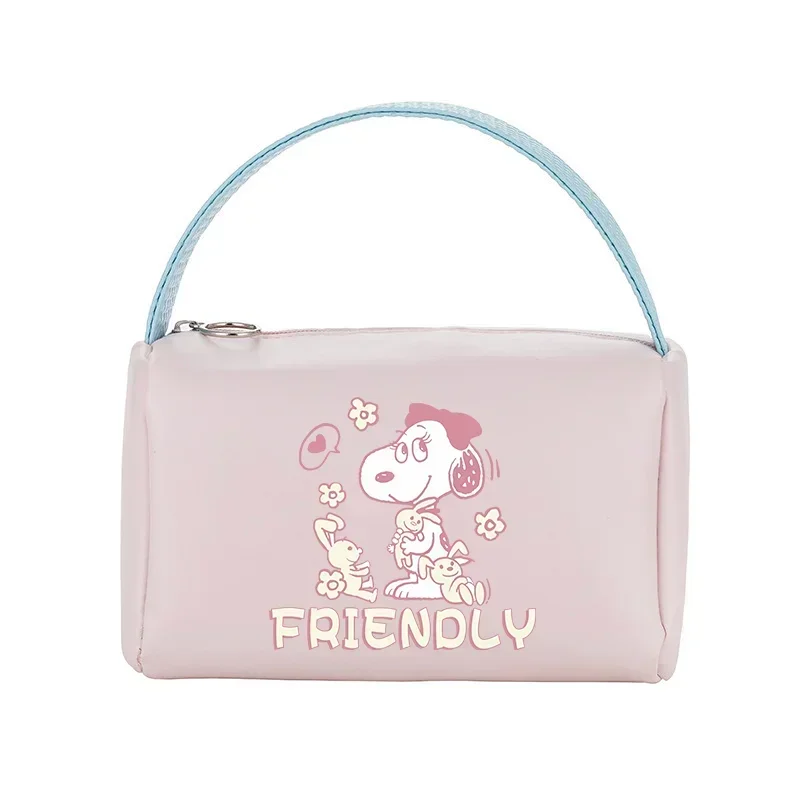 Snoopys, bolsa de maquillaje para mujer, bolsa de cosméticos, monedero, bolsa de almacenamiento de viaje, bolso de aseo de moda, estuche organizador, regalo Kawaii - imagen 4