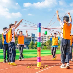 Juego de torre en equipo para niños – Actividad al aire libre