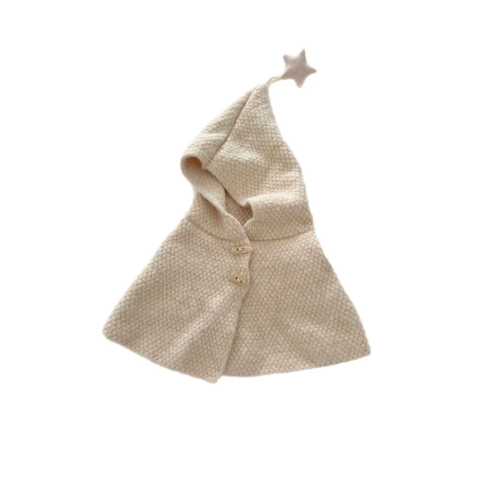 MILANCEL chaqueta de invierno gruesa para niñas con capucha y estrella - imagen 5