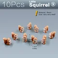 10pcs Squirrels