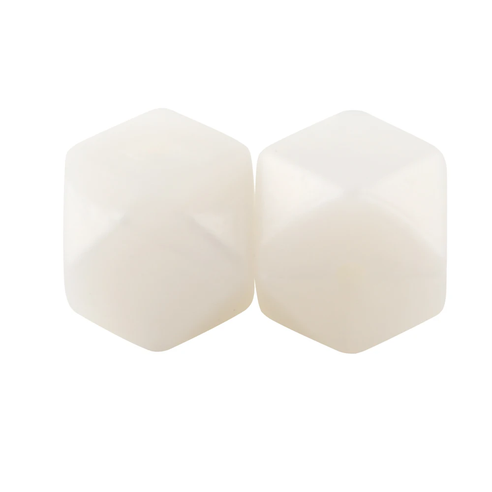 30pcs Metallic white