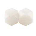 30pcs Metallic white