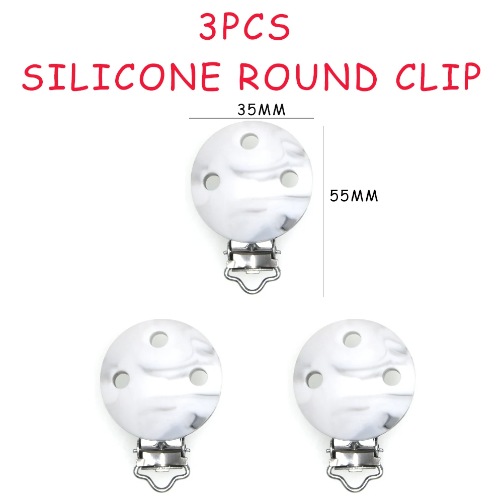 3pcs marble white