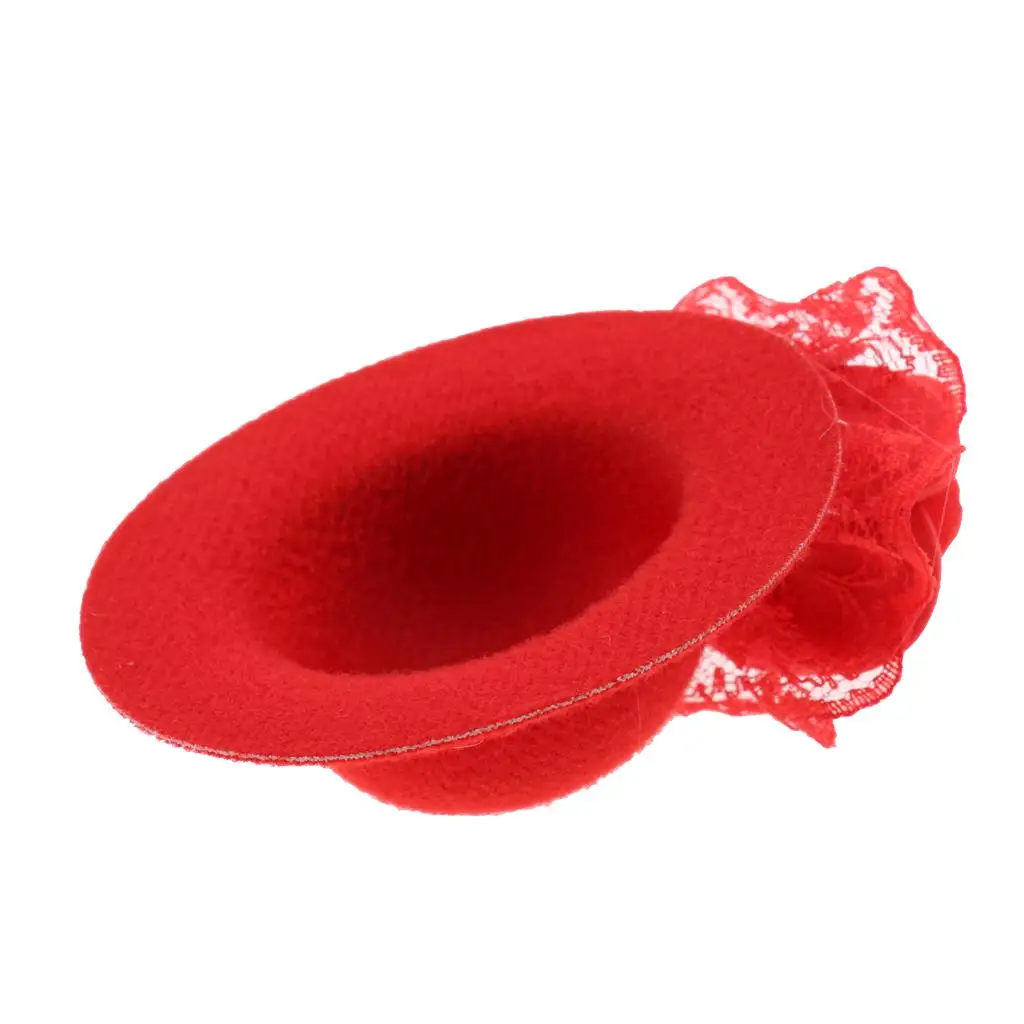 Sombrero de copa clásico para muñeca de tela – accesorio elegante