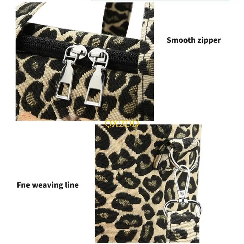Bolsa almacenamiento cochecito leopardo medidas