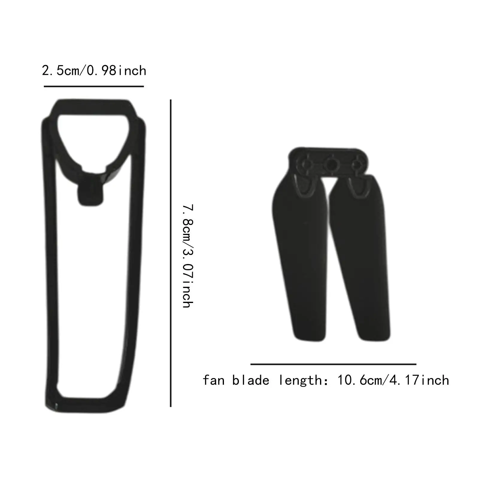 Propellers Professional Lightweight Portable High Strength Quick Release Replace Parts with Protective Cover for E88Pro E88