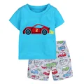 Blue sports car