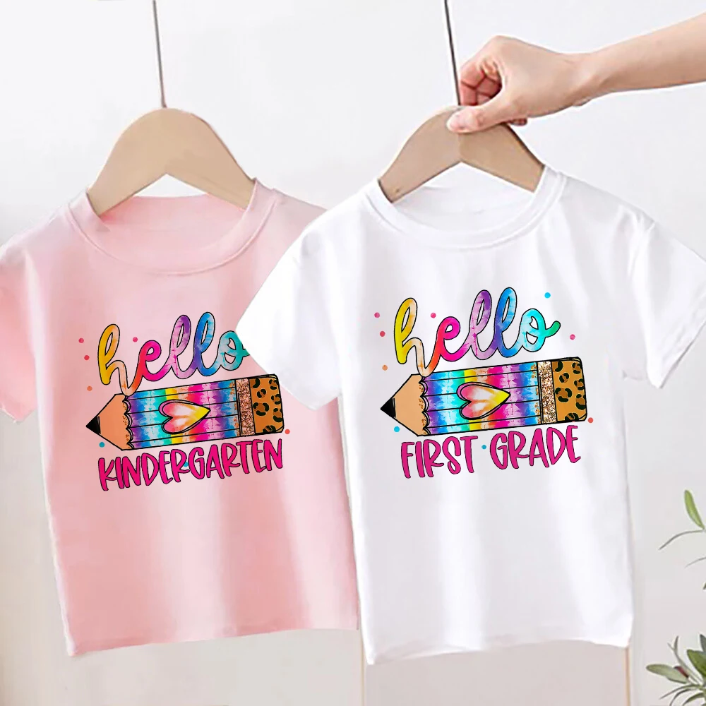 Camiseta de leopardo manga corta para niños 1a-5a - Regreso a clase - imagen 5