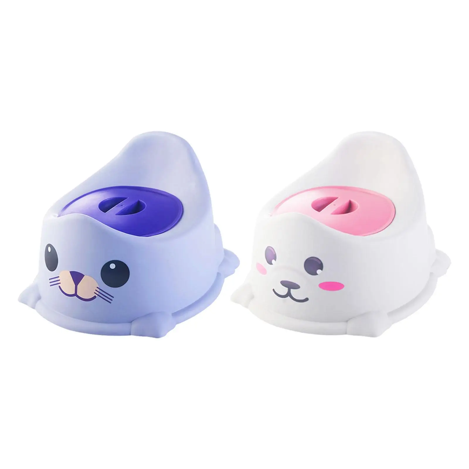 Baby Potty Training Chair Travel Splashing Guard Nonslip Adorable for 1-6 Years Old with Lid Urinal Animal Potty Potty Seat