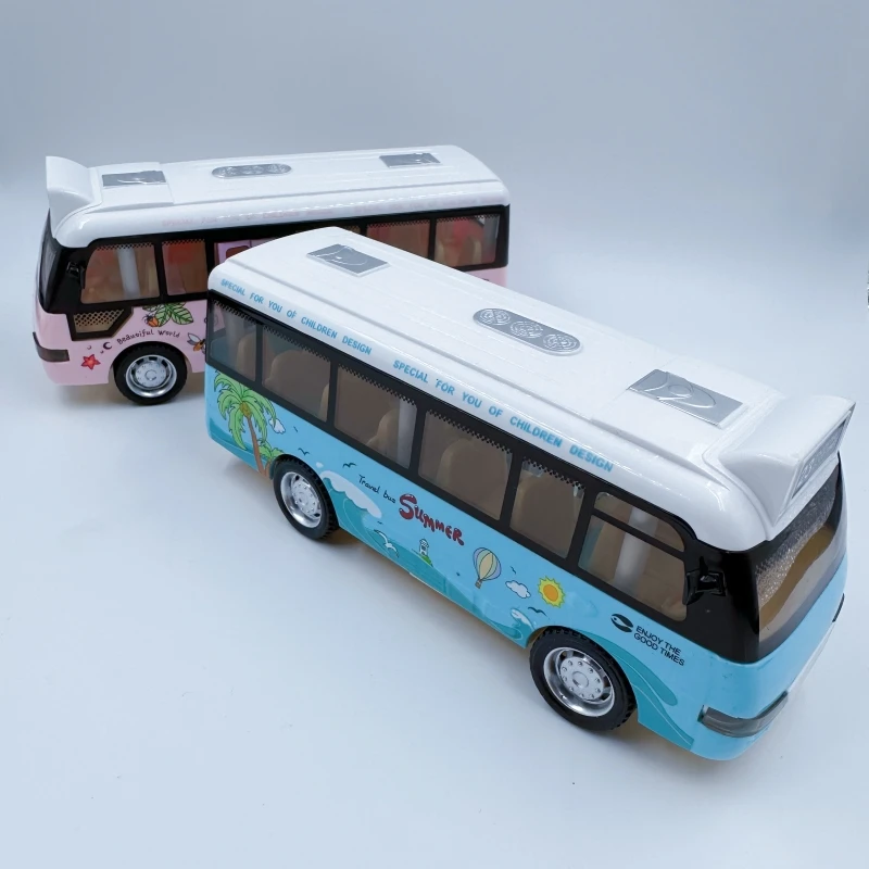 Autobús musical de fricción – Juguete interactivo para niños - imagen 2