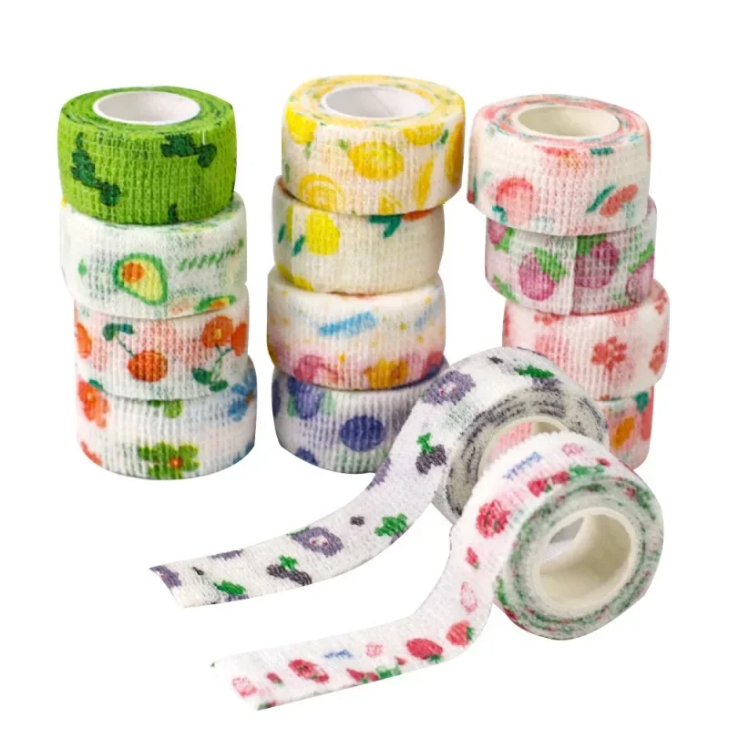 Vendaje de protección para uñas anchas, vendaje elástico transpirable autoadhesivo, herramientas de manicura, vendaje cohesivo, 1 Uds.