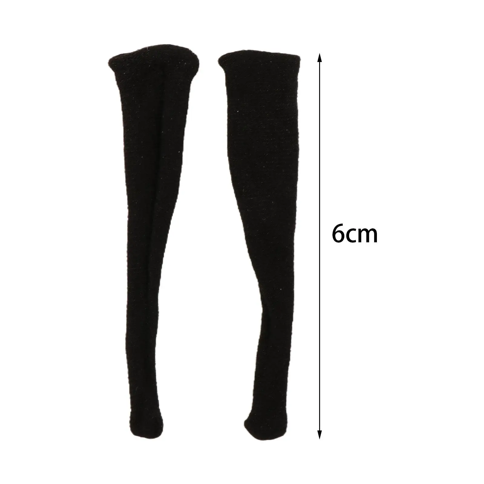 1/12 Scale Stockings Handmade Doll Clothes Miniature Clothing Costume for 6 inch Dress up Action Figures Doll Model Accessories