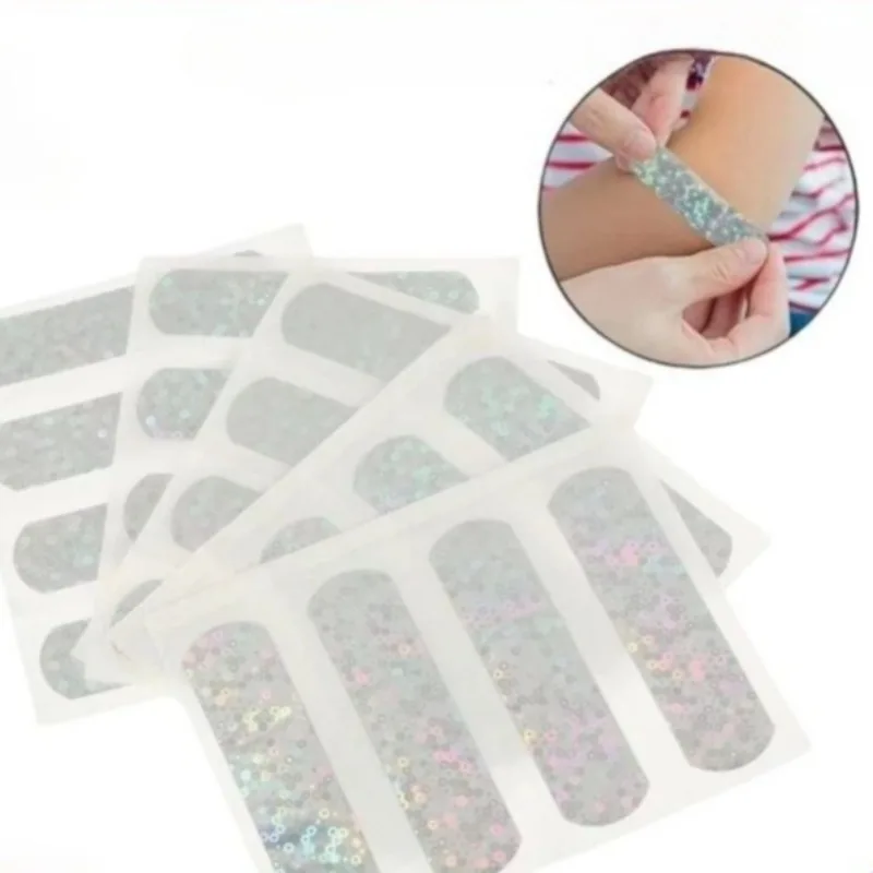 50 unids/set tirita de Color láser yesos de moda parche para vendaje de heridas para niños vendajes adhesivos impermeables cinta de primeros auxilios - imagen 3