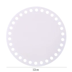 Molde transparente para tejer bolsas – Plantilla de punto DIY 20 cm