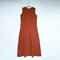Women burgundy dress