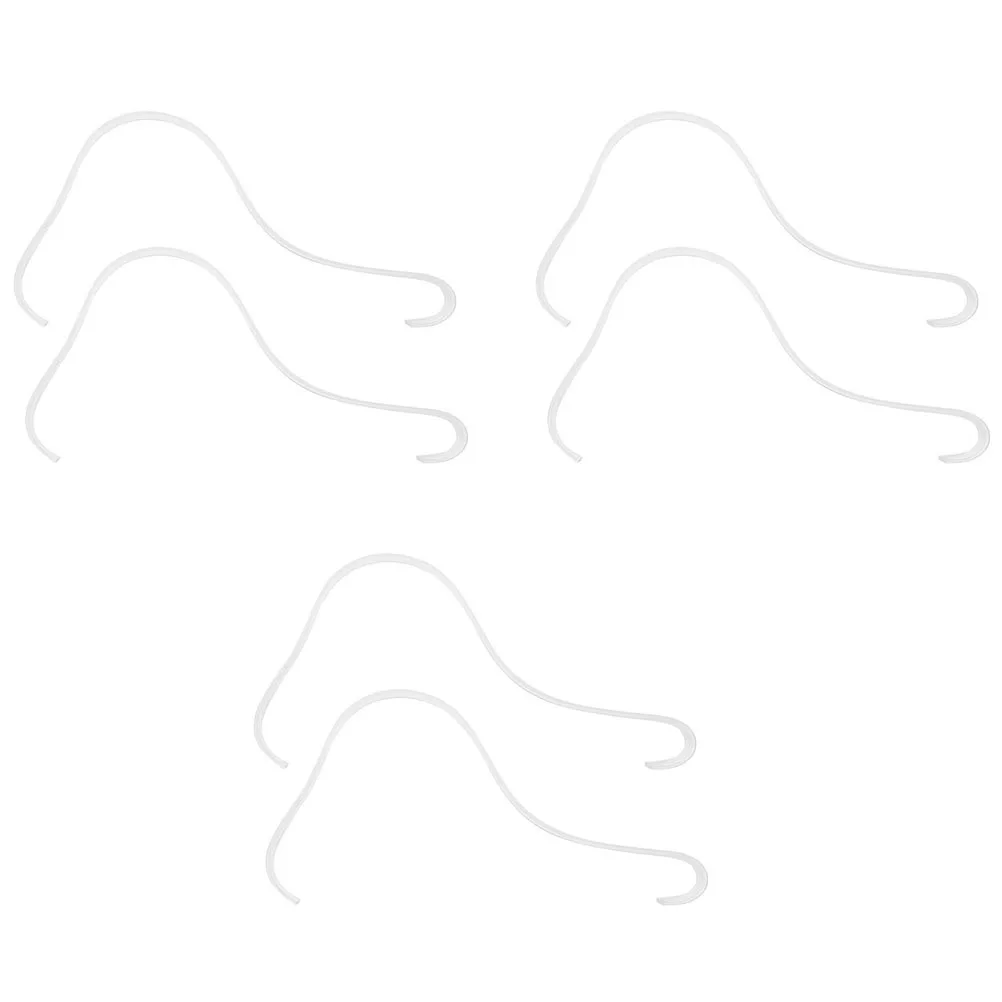 Estante de exhibición de tacones altos acrílicos, soporte interior para zapatos, soporte transparente para supermercado, tienda, ventana, centro comercial, almacenamiento, 6 uds.