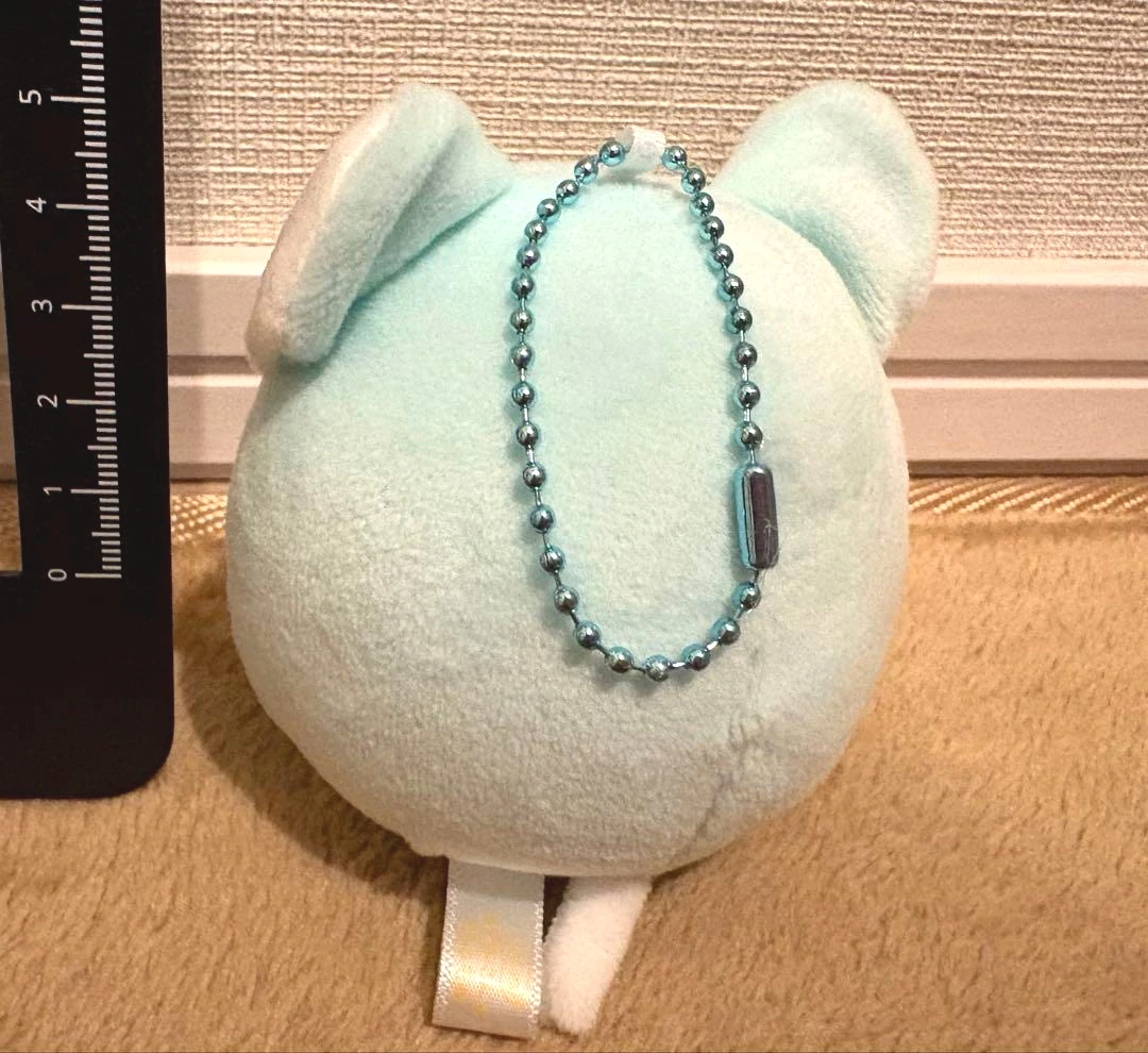 Juguetes de peluche de 7cm, lindos ojos redondos kawaii, ratón gordo, triangular para comer queso, cuerda para tirar, muñecos de animales temblorosos, colgante relleno - imagen 5