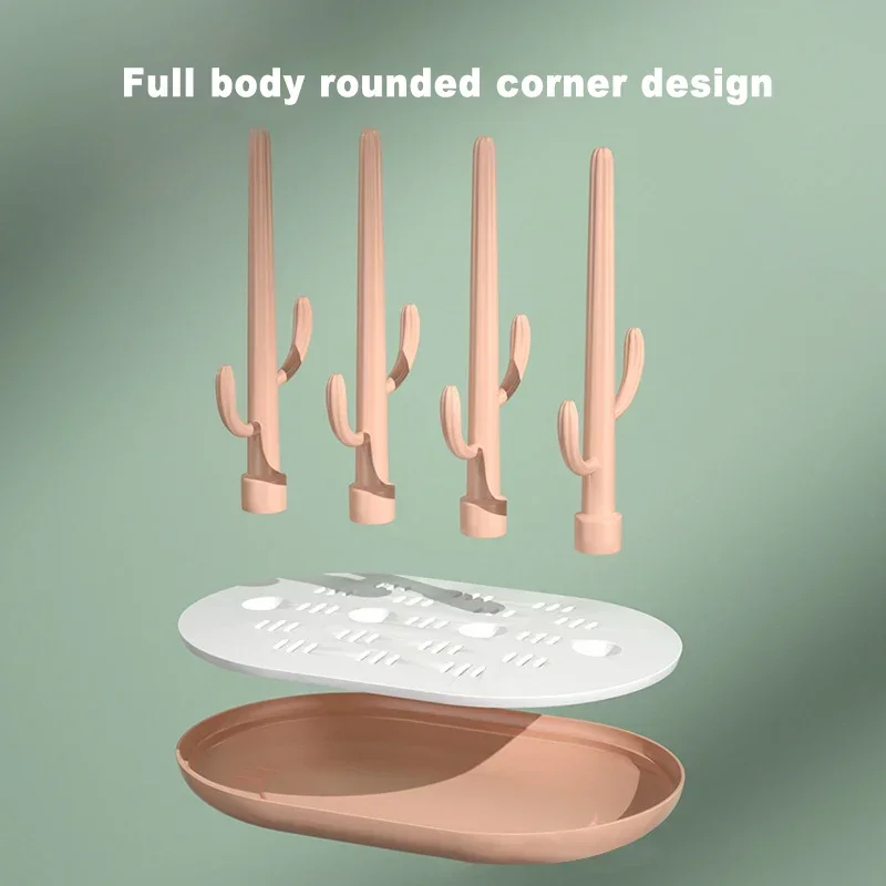 Estante para secar botellas portátil, esencial para viajes, diseño plegable y almacenamiento compacto, fija rápidamente el zona de secado segura en hoteles - imagen 5