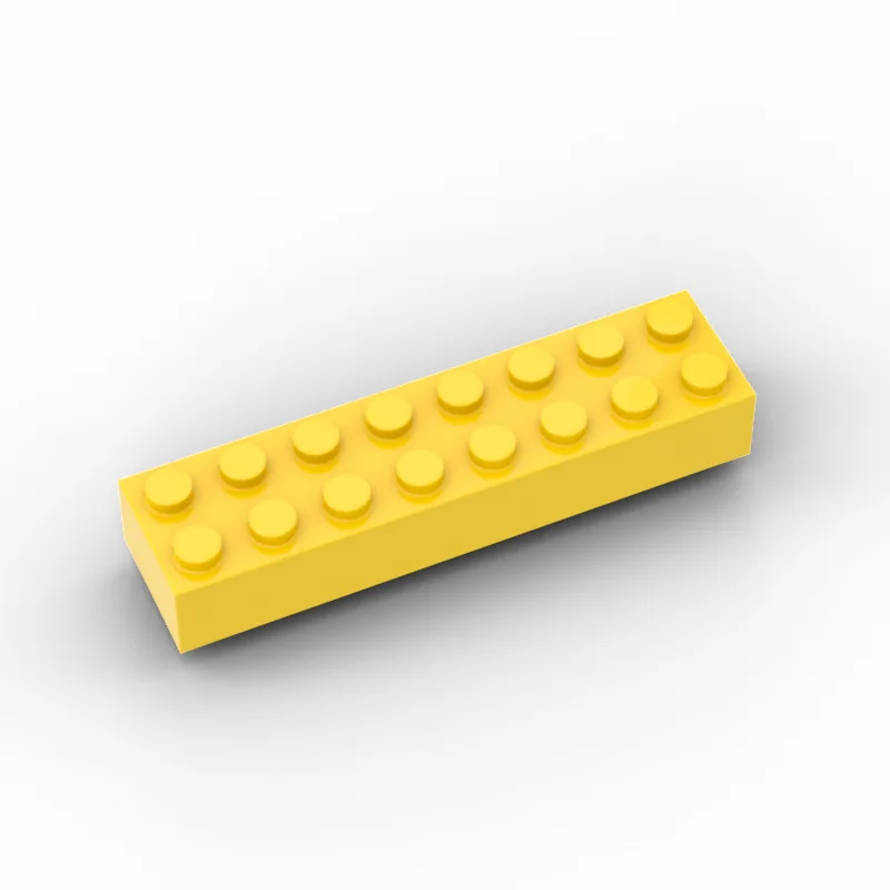 100 Uds piezas MOC 3007 93888 ladrillo 2x8 ladrillos compatibles DIY ensamblar bloques de construcción partícula chico rompecabezas cerebro juguete para regalo - imagen 2