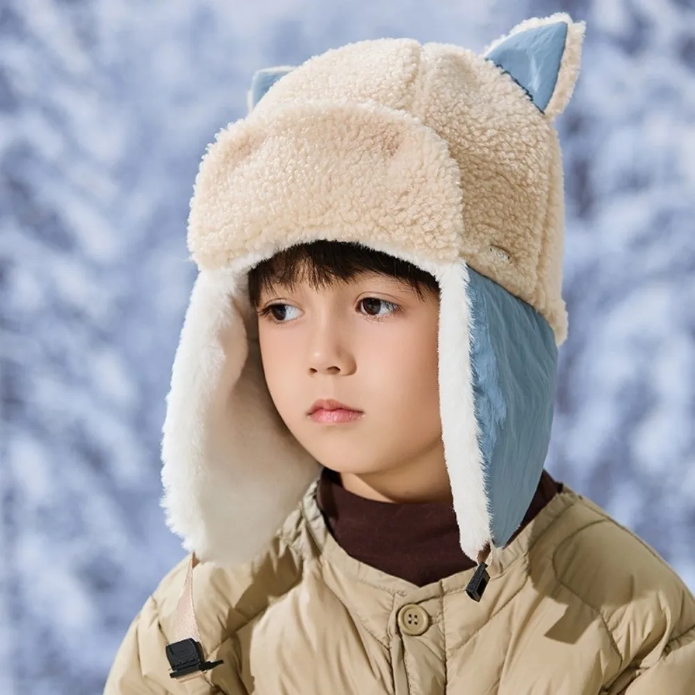 Nuevo Gorro de piloto cálido a prueba de viento a prueba de frío Lei Feng gorro