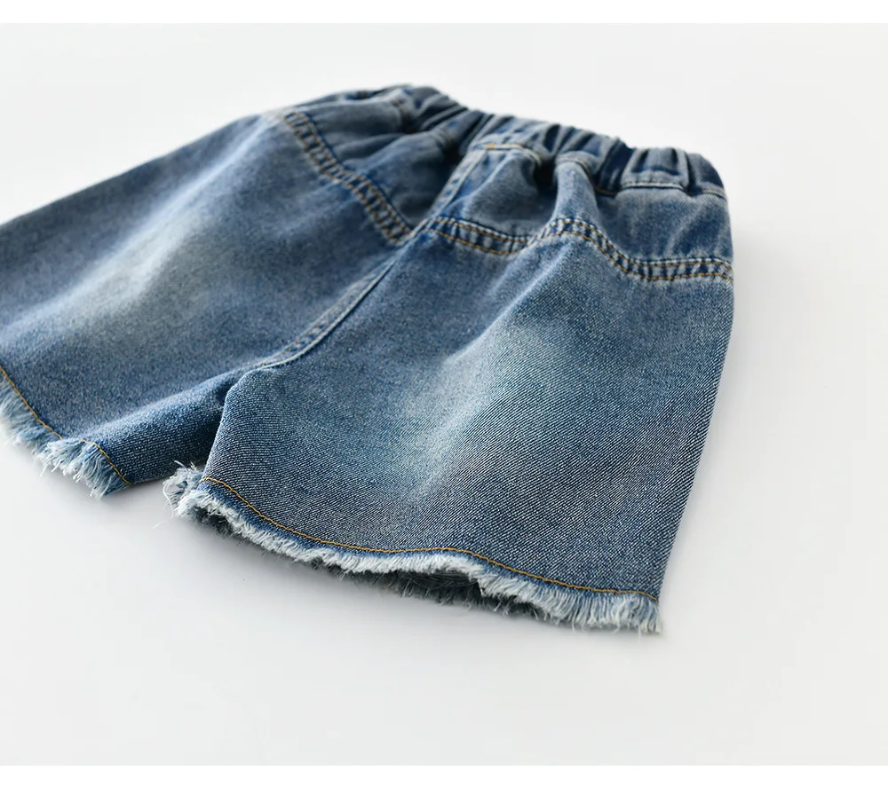 Pantalones vaqueros de verano para niños – Estilo holgado vintage - imagen 2