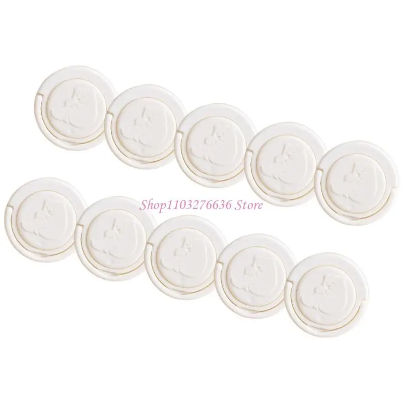 R6FD 10pcs Saféz seguridad infantil Guardia 2pin Cubierta protectora protectora protección Pediendo descarga eléctrica - imagen 2