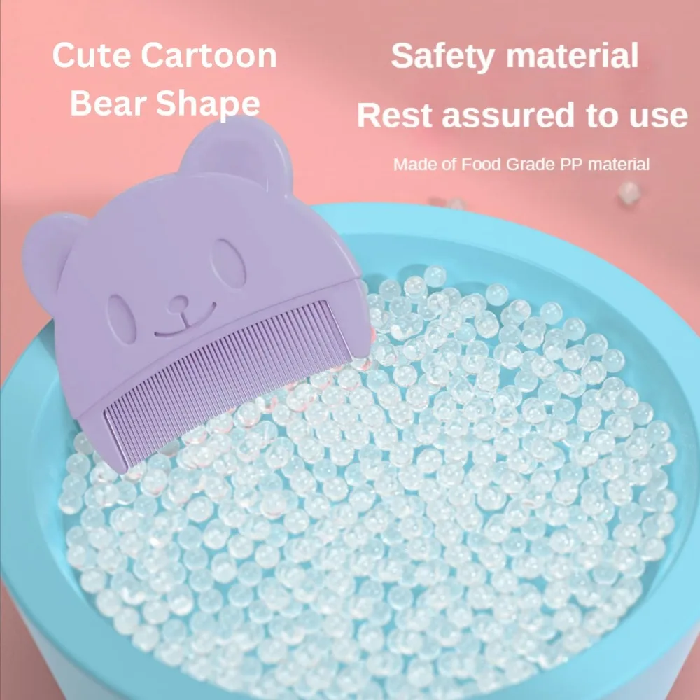 Cepillo para caspa de recién nacido con tacto suave para piel oso - imagen 3