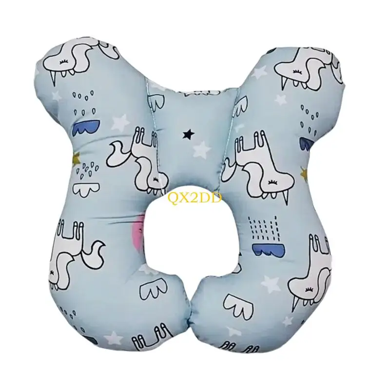 QX2D Almohada reposo cuello bebé portátil para cochecito
