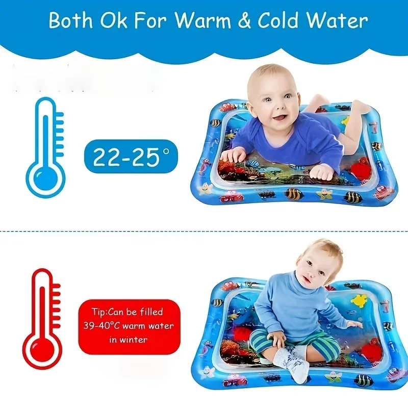 Infinno Alfombrilla inflable para bebé – Colchoneta cómoda barriga - imagen 2